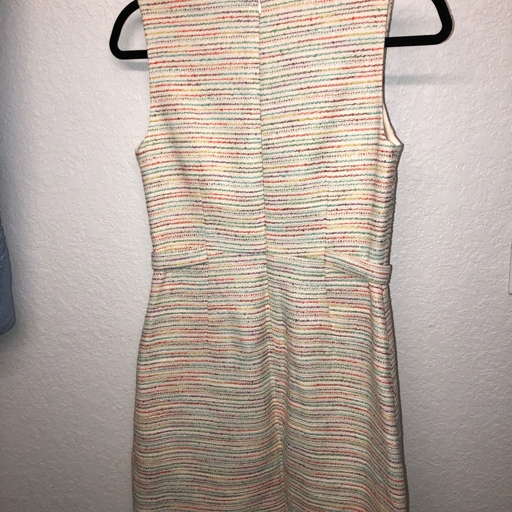 Cynthia Steffe Off-white multi-colored mini dress